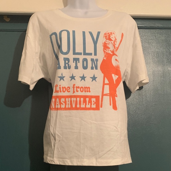 GAP Tops - GAP Dolly Parton Nashville White Tee